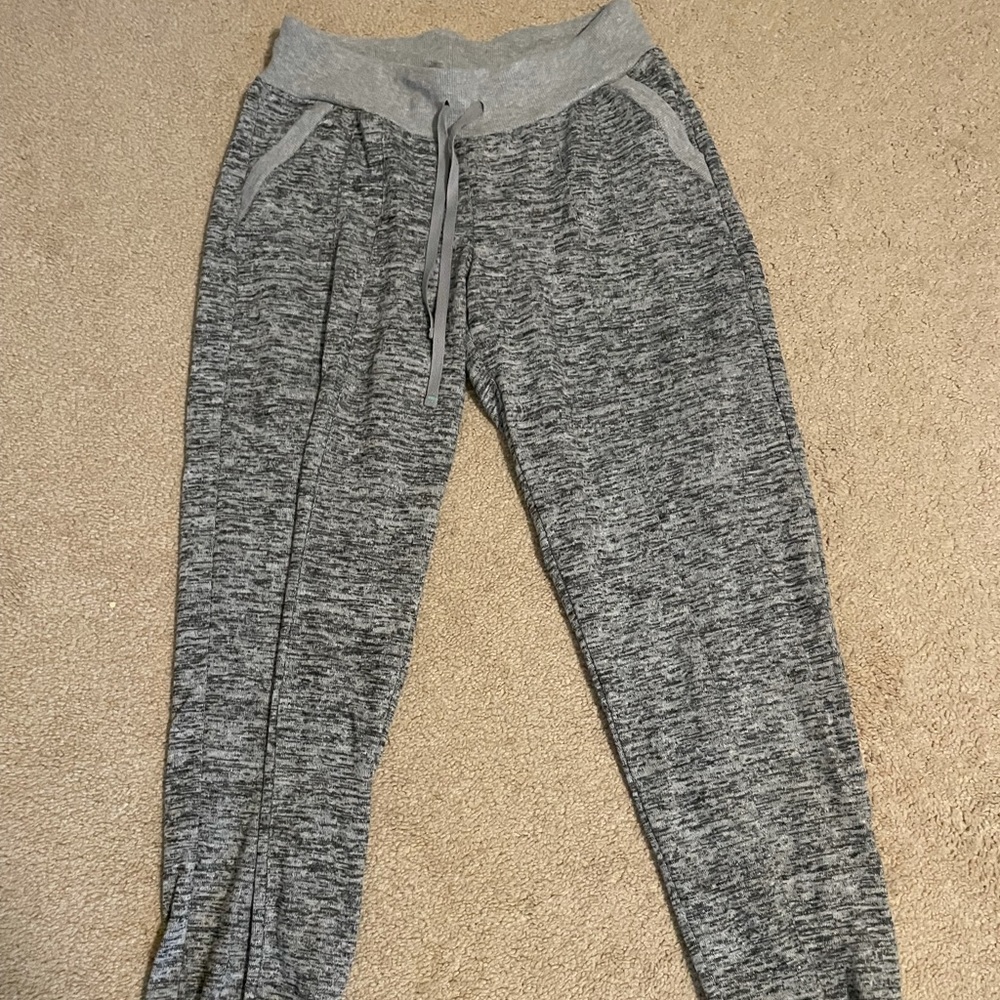 Athleta gray jogger pants size small